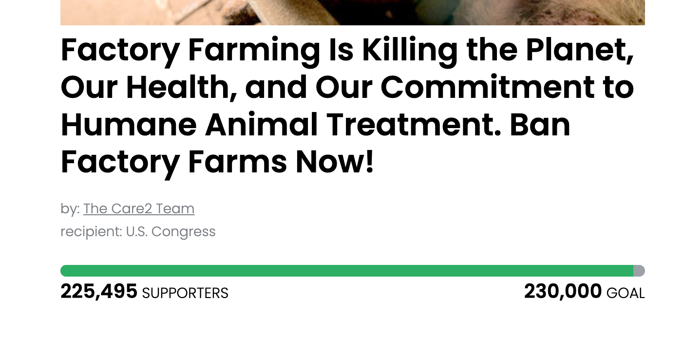 Animal Actions - We Need to End Factory Farming