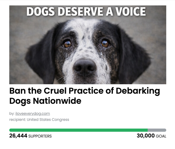 Animal Actions - Protect the Voices of Dogs